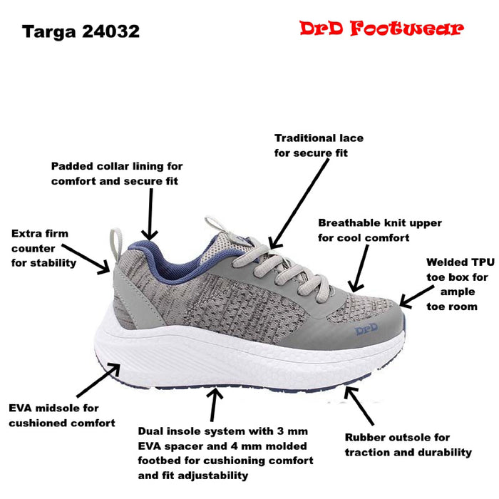 DrD Kids Footwear Targa Sneakers Ankle-Foot Orthosis and Orthopedic Friendly