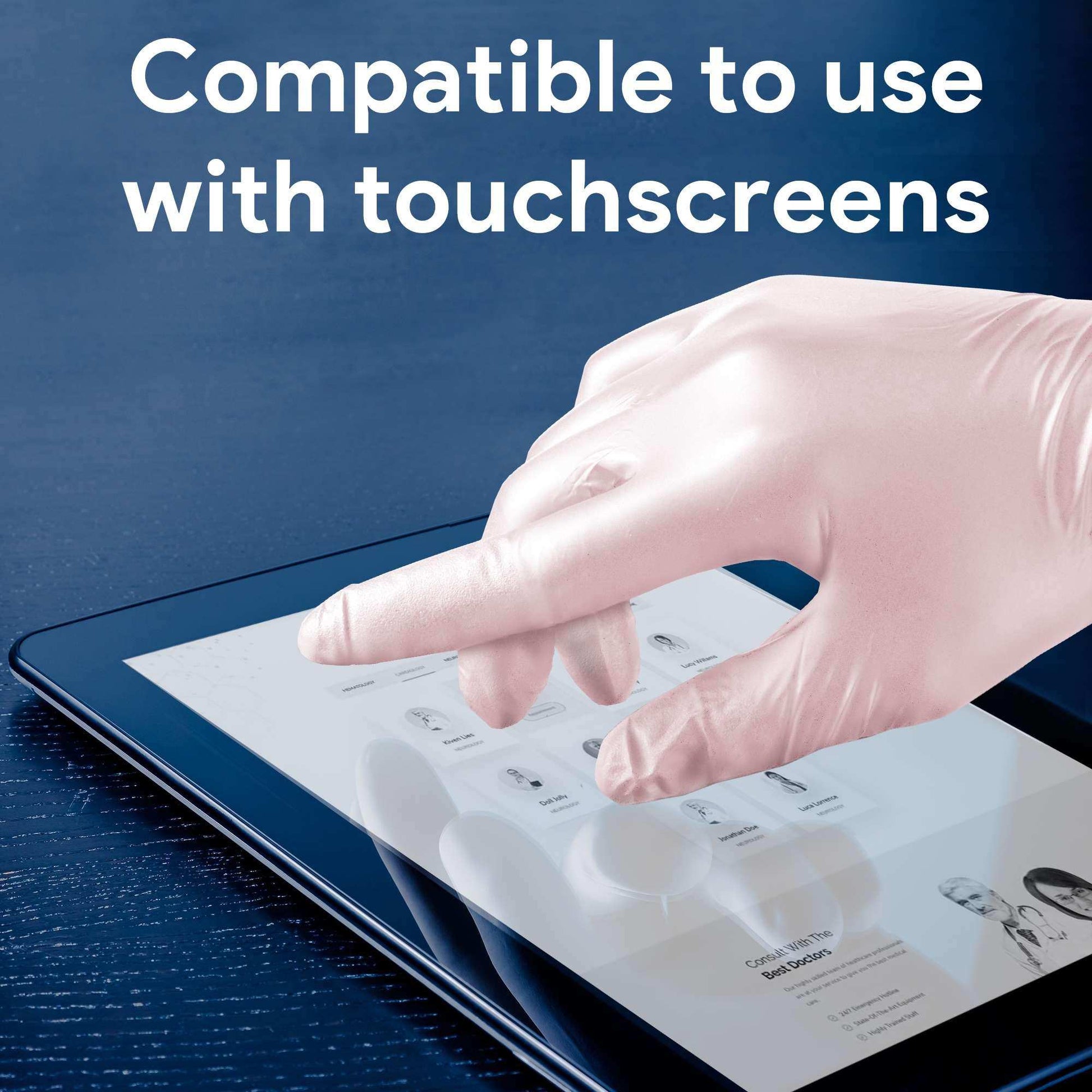 WeCare Pearlescent Pink Disposable Nitrile Gloves - Shop Home Med