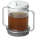 Weighted Two Handle Mug with Lid