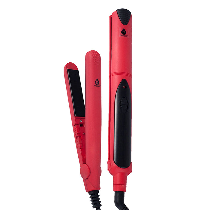 Pursonic Professional Salon Quality Flat Iron Hair Straightener With A Free Travel Straightener