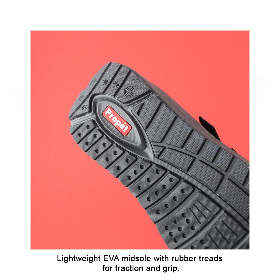 Zapato para caminar de cuero para hombre Propet Footwear Ultima Strap, apto para diabéticos y ortopédicos