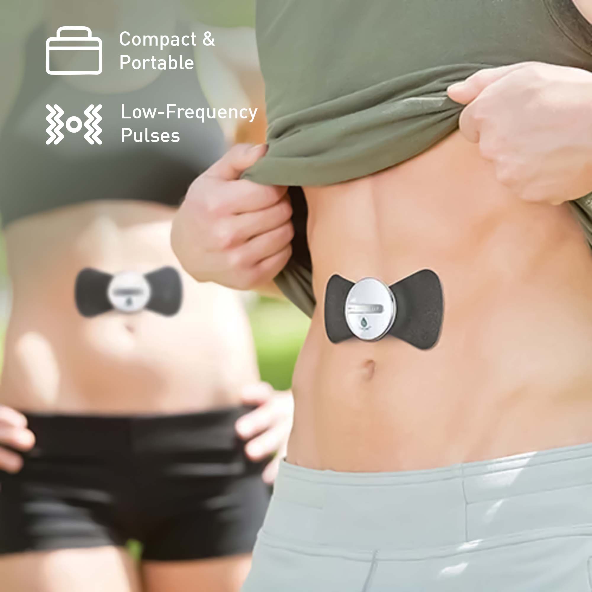 Pursonic Wireless Muscle Stimulator and Abdominal Toning Massager Set shophomemed