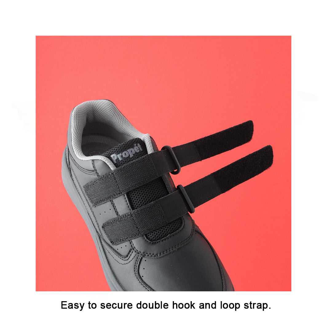 Zapato para caminar de cuero para hombre Propet Footwear Ultima Strap, apto para diabéticos y ortopédicos