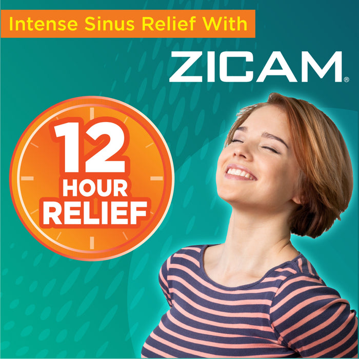 Zicam Intense Sinus Relief No-Drip Nasal Spray - Cooling Menthol & Eucalyptus