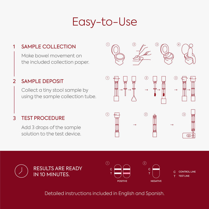 Diagnox Colonox Fit Home Colon Test Kit – Easy FIT/FOB Screening for Early Detection