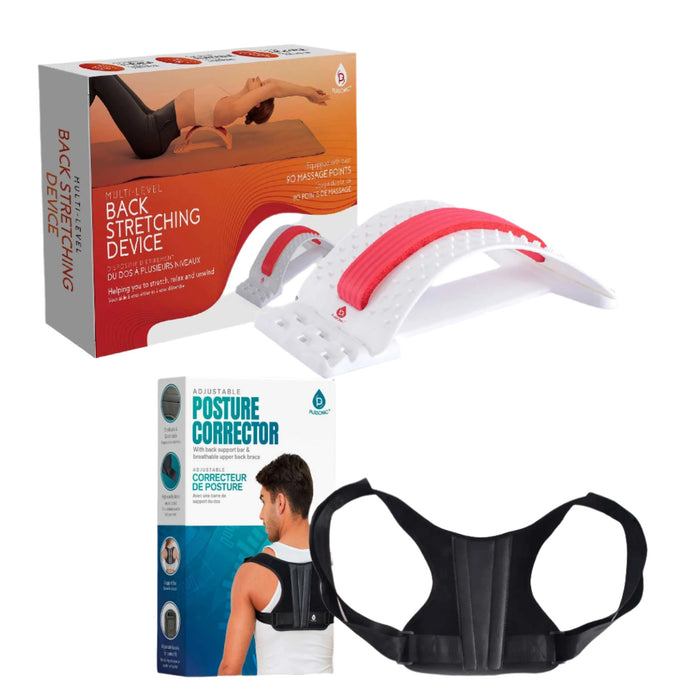 Pursonic Back Health Essentials Kit: Multi-Level Stretch & Posture Perfection