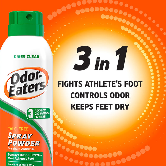 Odor Eaters Talc-Free Foot & Sneaker Spray Powder - 4 Oz