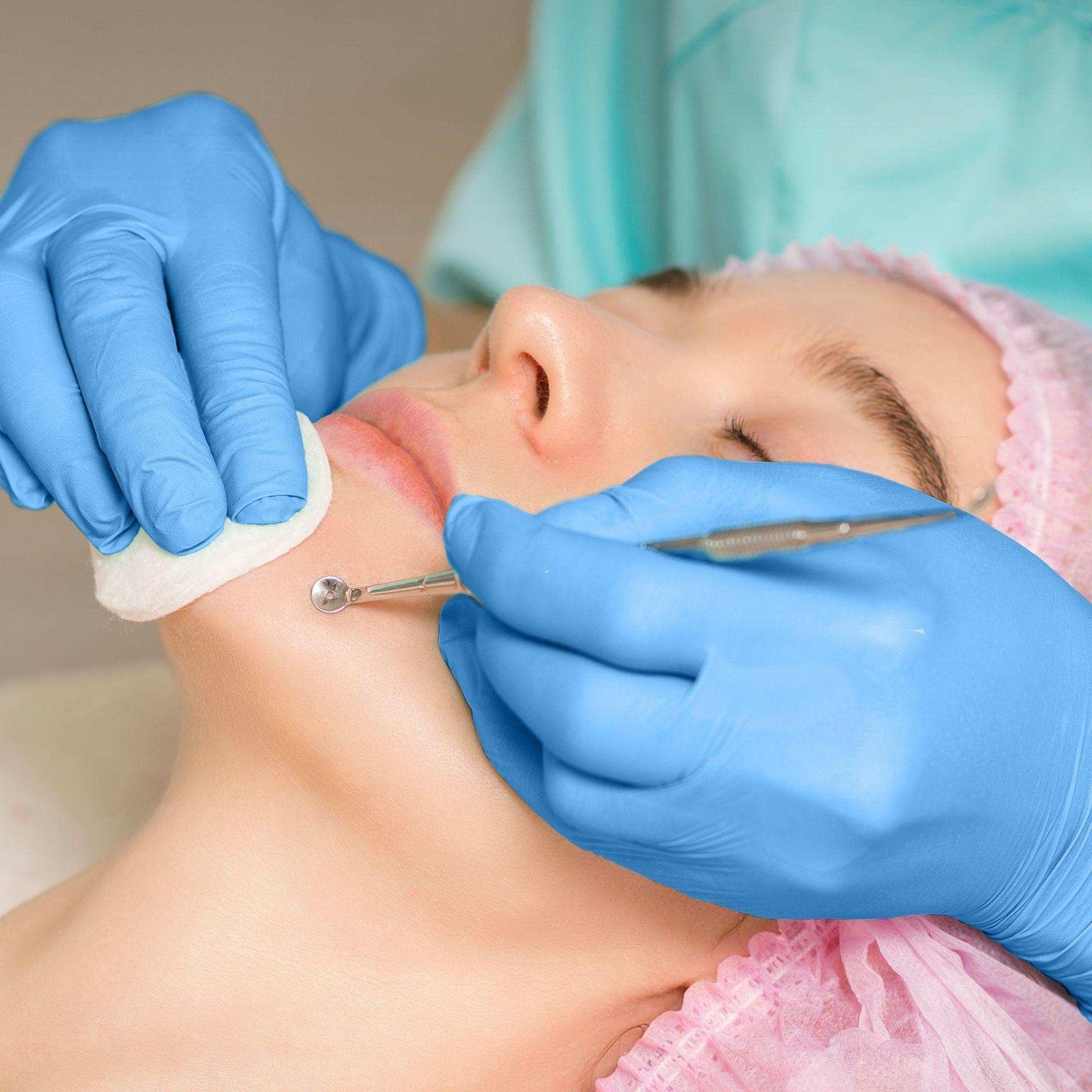 FifthPulse Medical Exam Blue Nitrile Gloves - 10 Boxes of 100 Ct - Shop Home Med