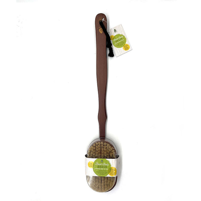 Pursonic Eco-Friendly Bamboo Bath Brush & Massager Set with Flushable Wipes