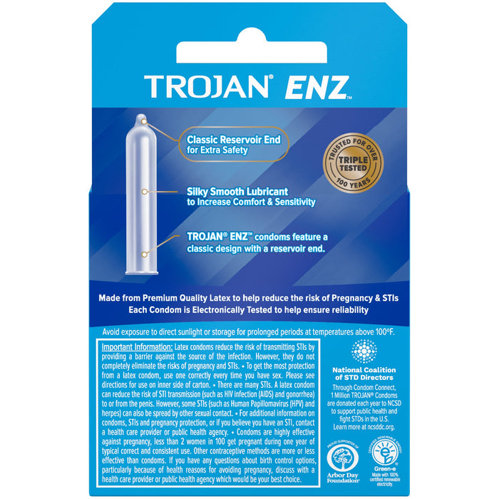 Trojan-Enz Lubricated Condoms