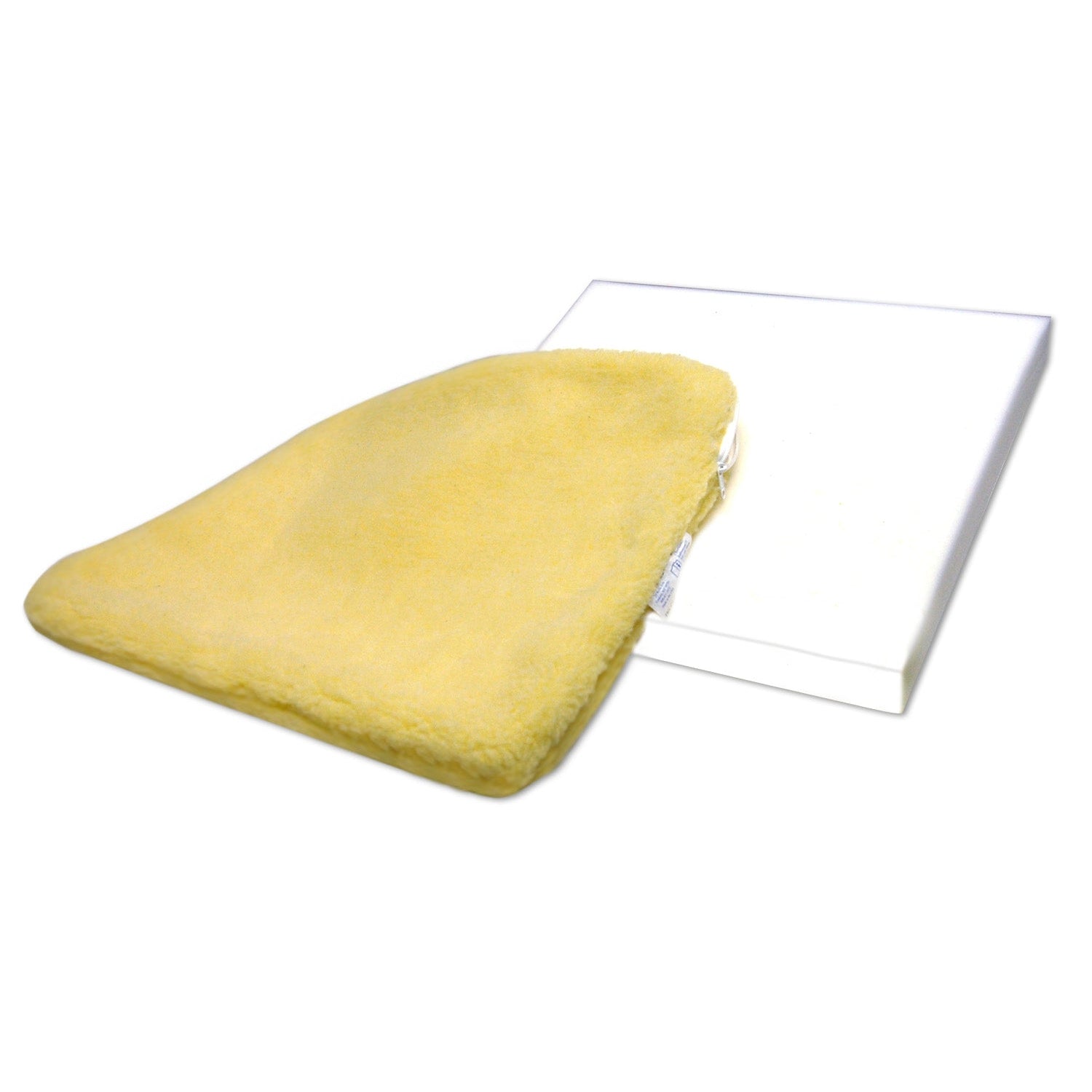 Solid Foam Cushion with Sheepskin Cover shophomemed