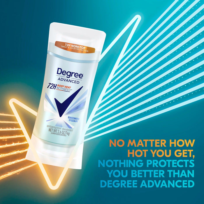 Degree Advanced Shower Clean Antiperspirant Deodorant Stick - Women