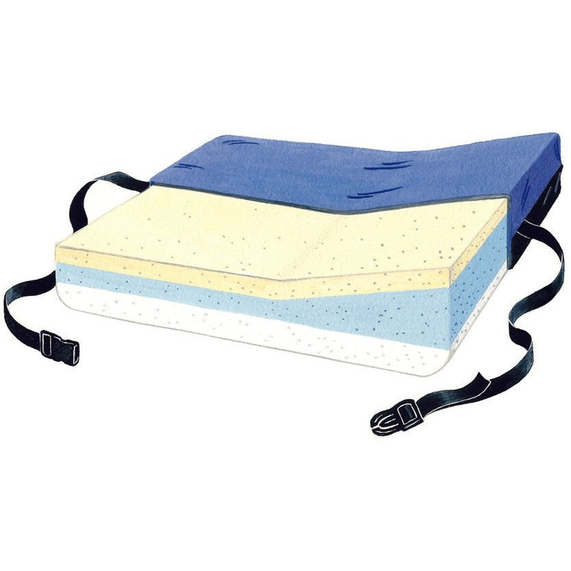 Wheelchair Lateral Positioning Cushion with LSII Cover shophomemed