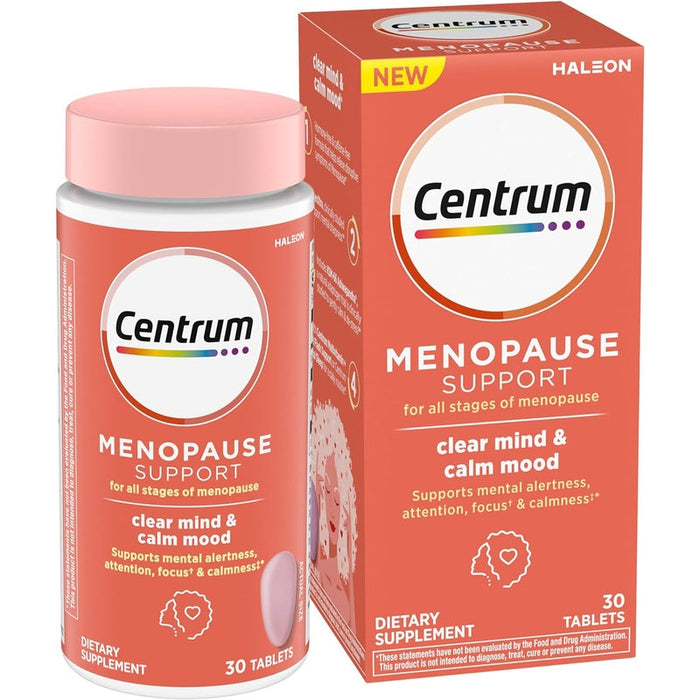 Centrum Menopause Support Clear Mind and Mood Vitamin Tablets - 30 Ct