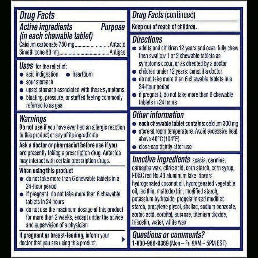 Alka-Seltzer Heartburn Relief + Gas ReliefChews Tablets - 28 Count - Shop Home Med