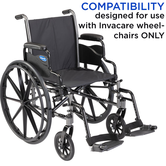 Invacare Swing-Away Hemi Footrests - Aluminum & Composite Options