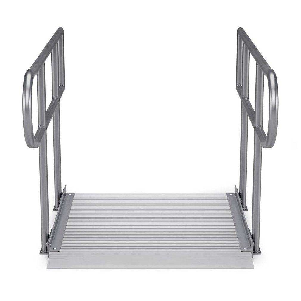 Rampit USA Empower Series Semi-Portable Curb Ramp with Handrails - Shop Home Med