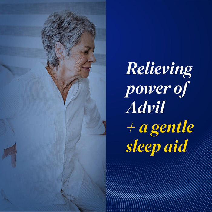 Advil PM Pain Reliever Nighttime Sleep Aid Caplets - 4 Ct X 6 Packs