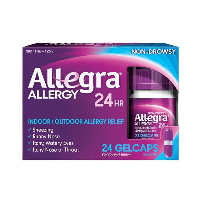 Allegra 24 Hour Indoor/Outdoor Allergy Relief Gelcaps