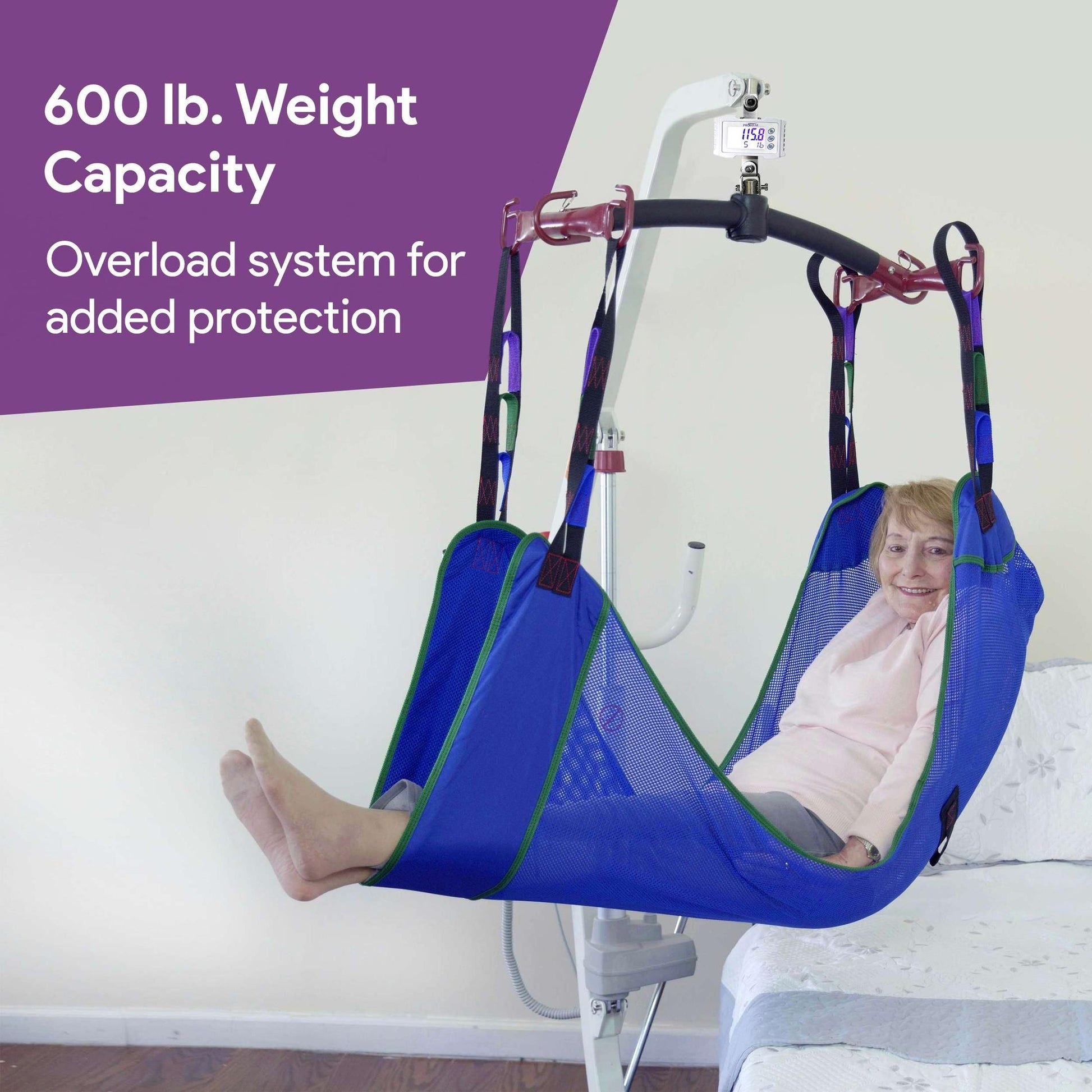 Digital Lift Scale for Patient Lifts - Compatible with Most Electric Lifts shophomemed