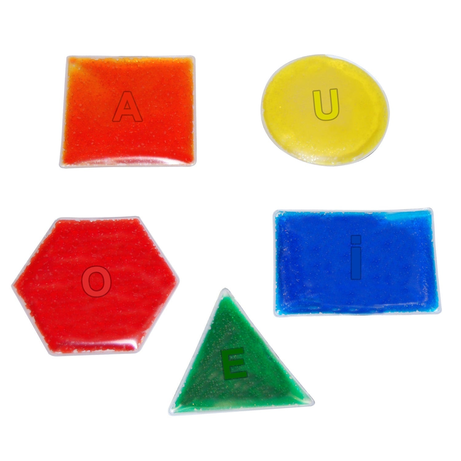 Hidden Letter Glitter Shapes Gel Pad shophomemed