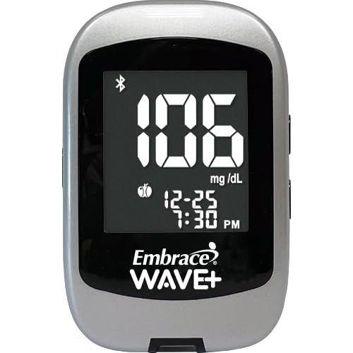 Embrace WAVE+ Bluetooth Blood Glucose Meter