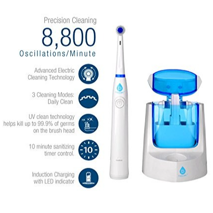 Pursonic Rechargeable Electric Toothbrush with UV Sanitizing Function