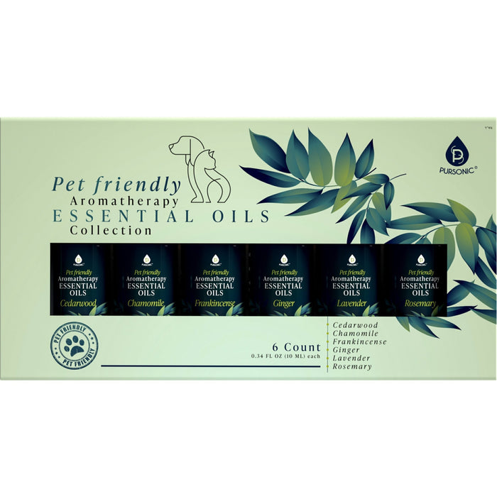 Pursonic Pet Friendly Aromatherapy Collection Essential Oils - 6 Count