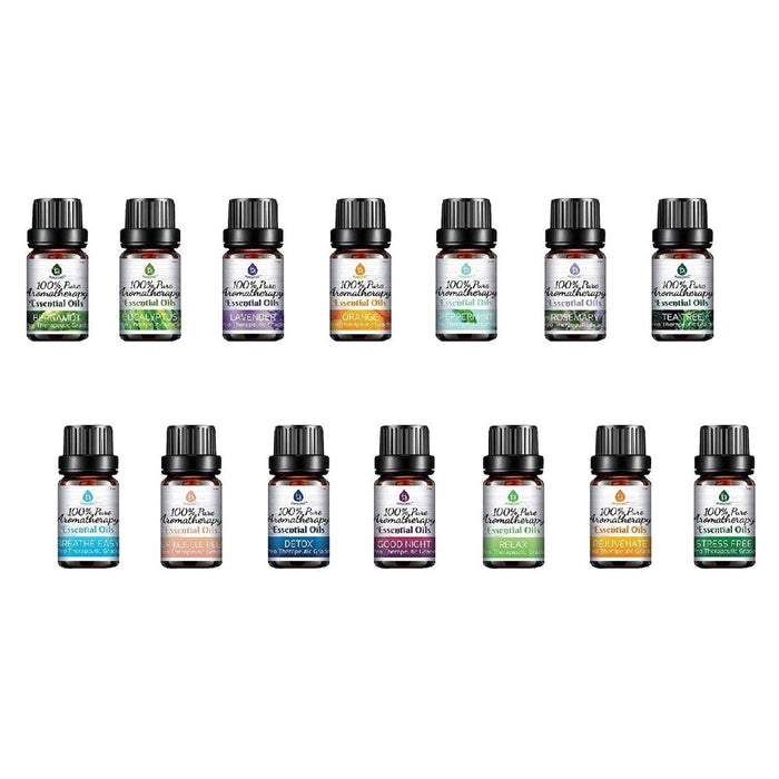 Pursonic 100% Pure Essential Aromatherapy Oils - 14 Varieties