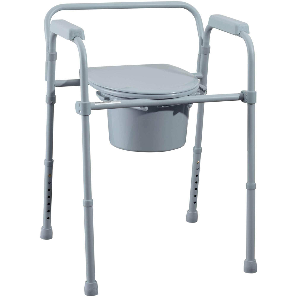 MedaCure Folding Bedside Commode Chair – Case of 4