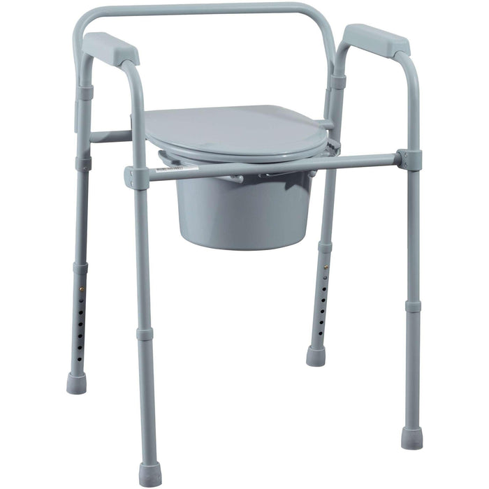 Medacure Folding Bedside Commode Chair – Case of 4