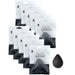 Pursonic Natural Bamboo Charcoal Konjac Sponge - Pack of 10