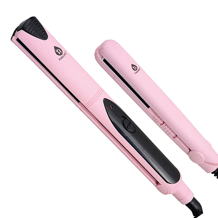 Pursonic Professional Salon Quality Flat Iron Hair Straightener With A Free Travel Straightener