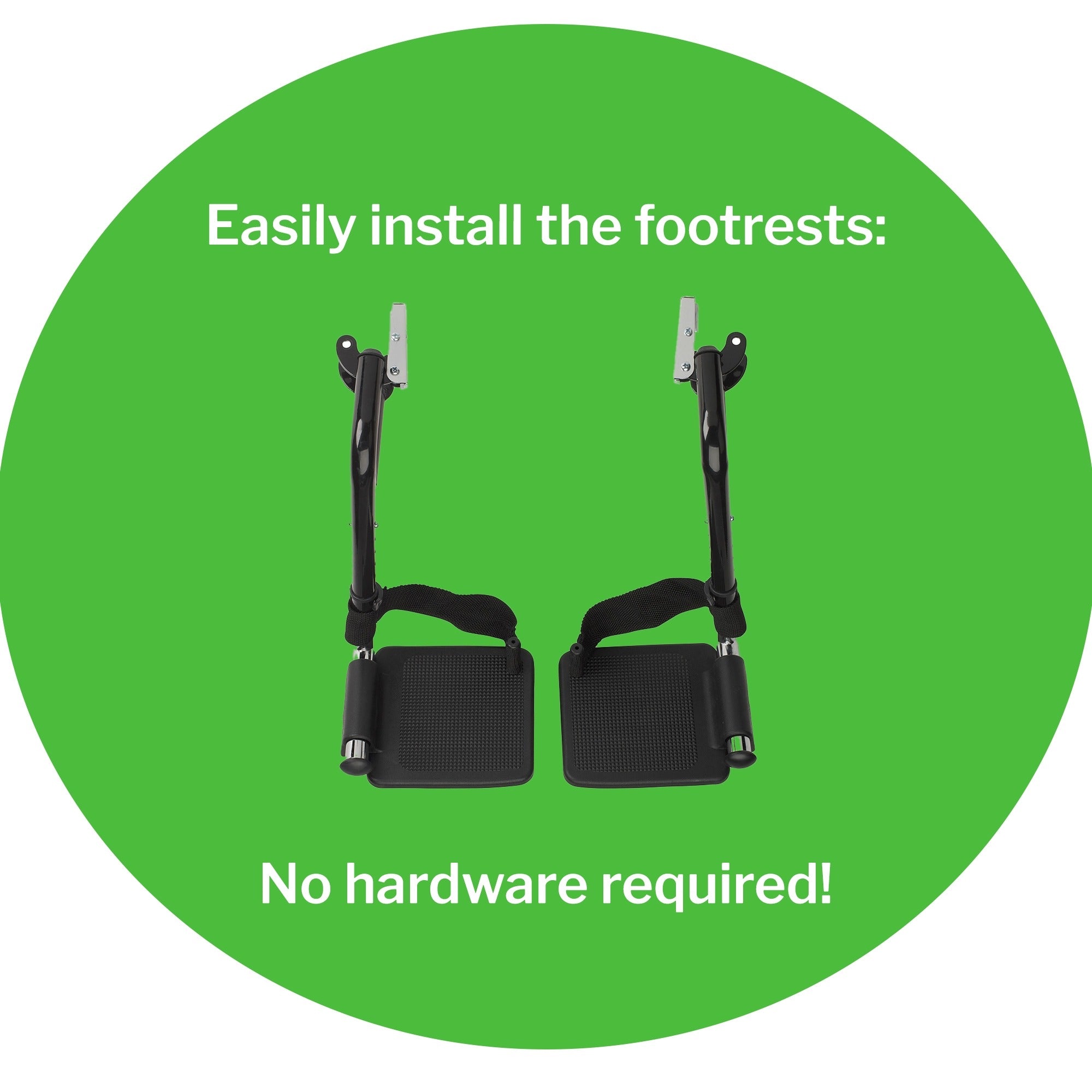 Drive Medical Wheelchair Footrest Set