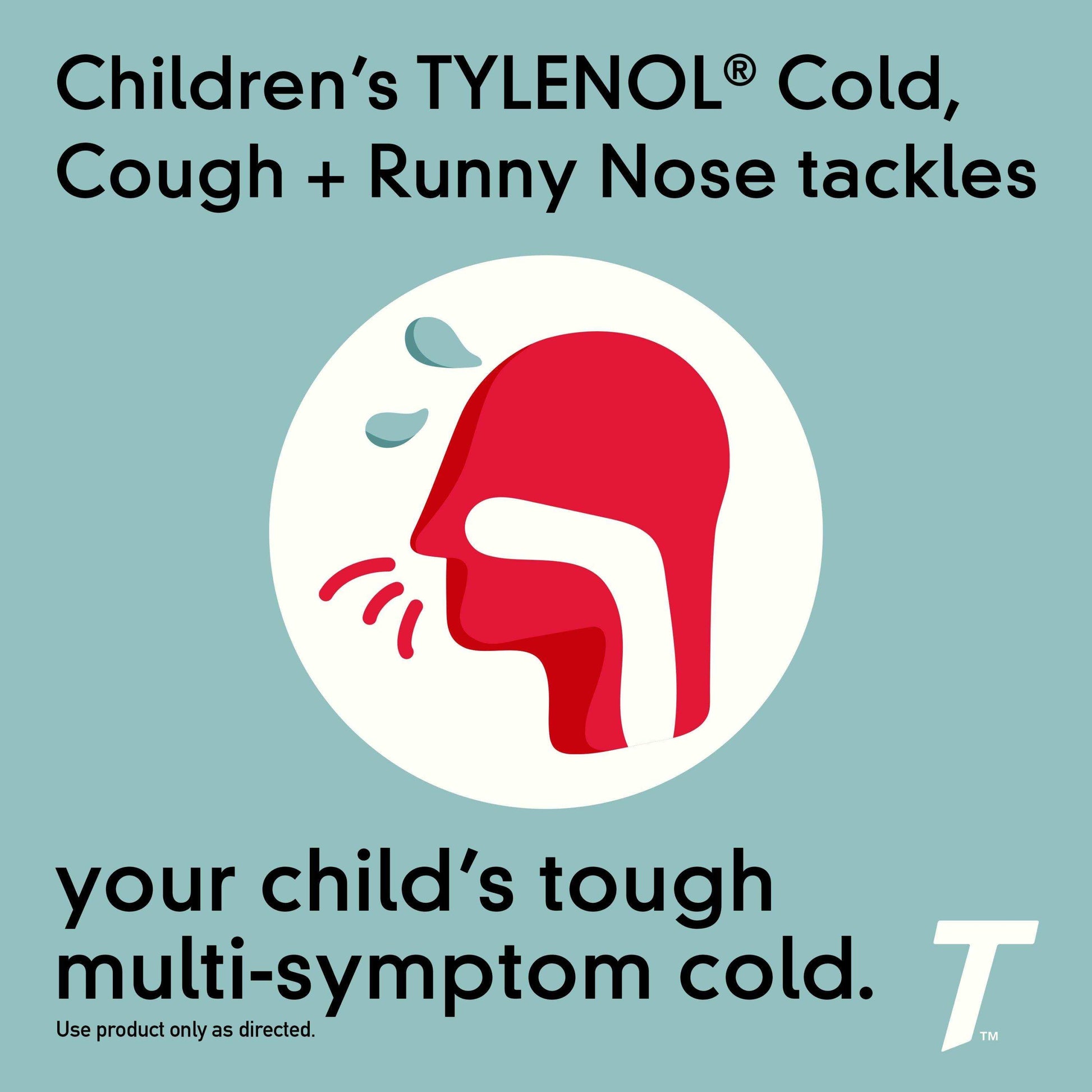 Tylenol Children's Cold+Cough+Runny Nose Suspension Grape - 4 fl. oz - Shop Home Med