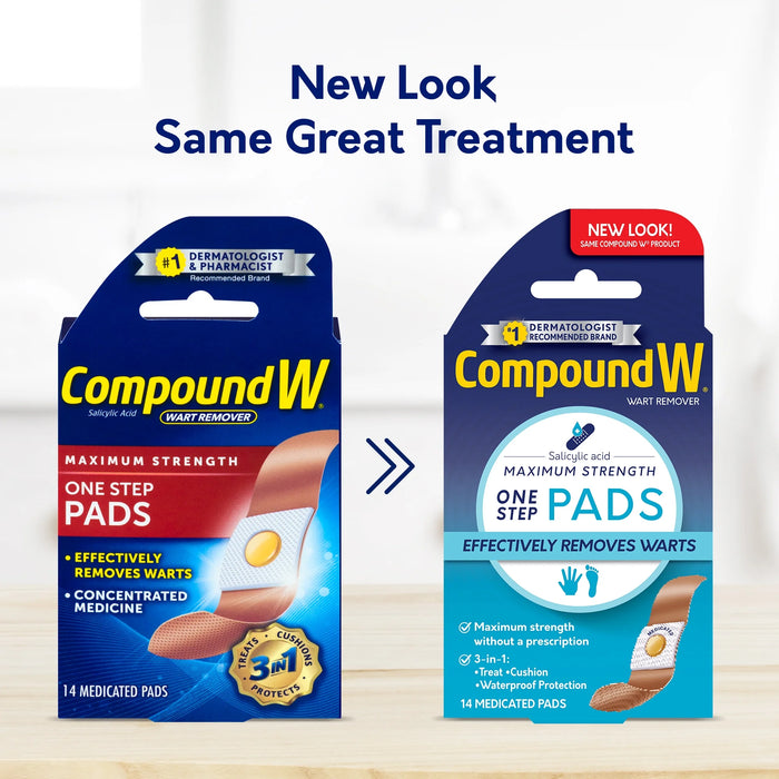 Compound W Maximum Strength One Step Wart Remover Pads