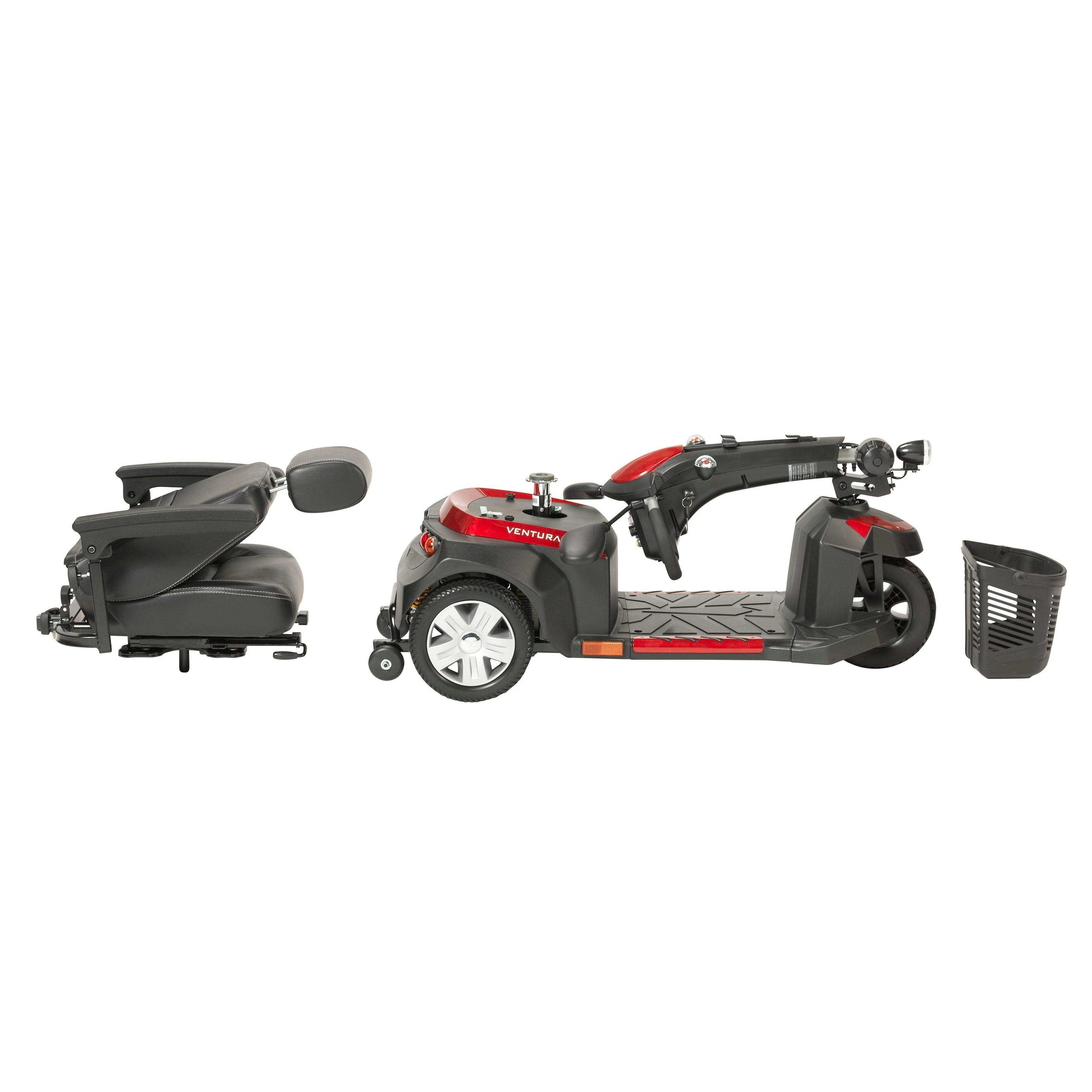 Drive Medical Ventura Power 3-Wheel Mobility Scooter With Captain Seat - Shop Home Med