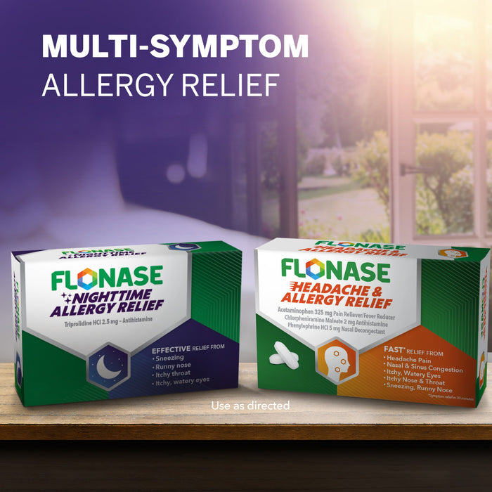 Flonase Nighttime Allergy Relief Coated Tablets - 36 Ct