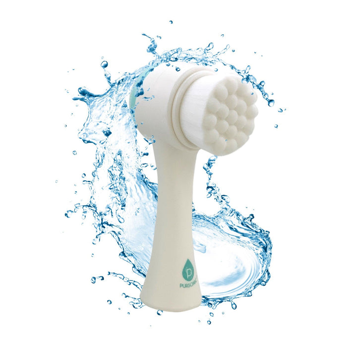 Pursonic Dual-Sided Facial Cleansing Brush for Deep Pore Exfoliation & Massage