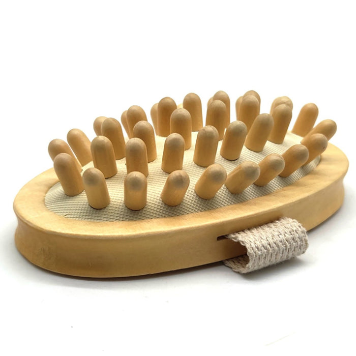 Pursonic Rubber Massager with Lotus Wooden Handle