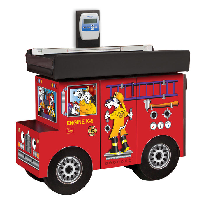 Clinton Fun Series Engine K-9 Dalmatian Firefighters Exam Scale Table