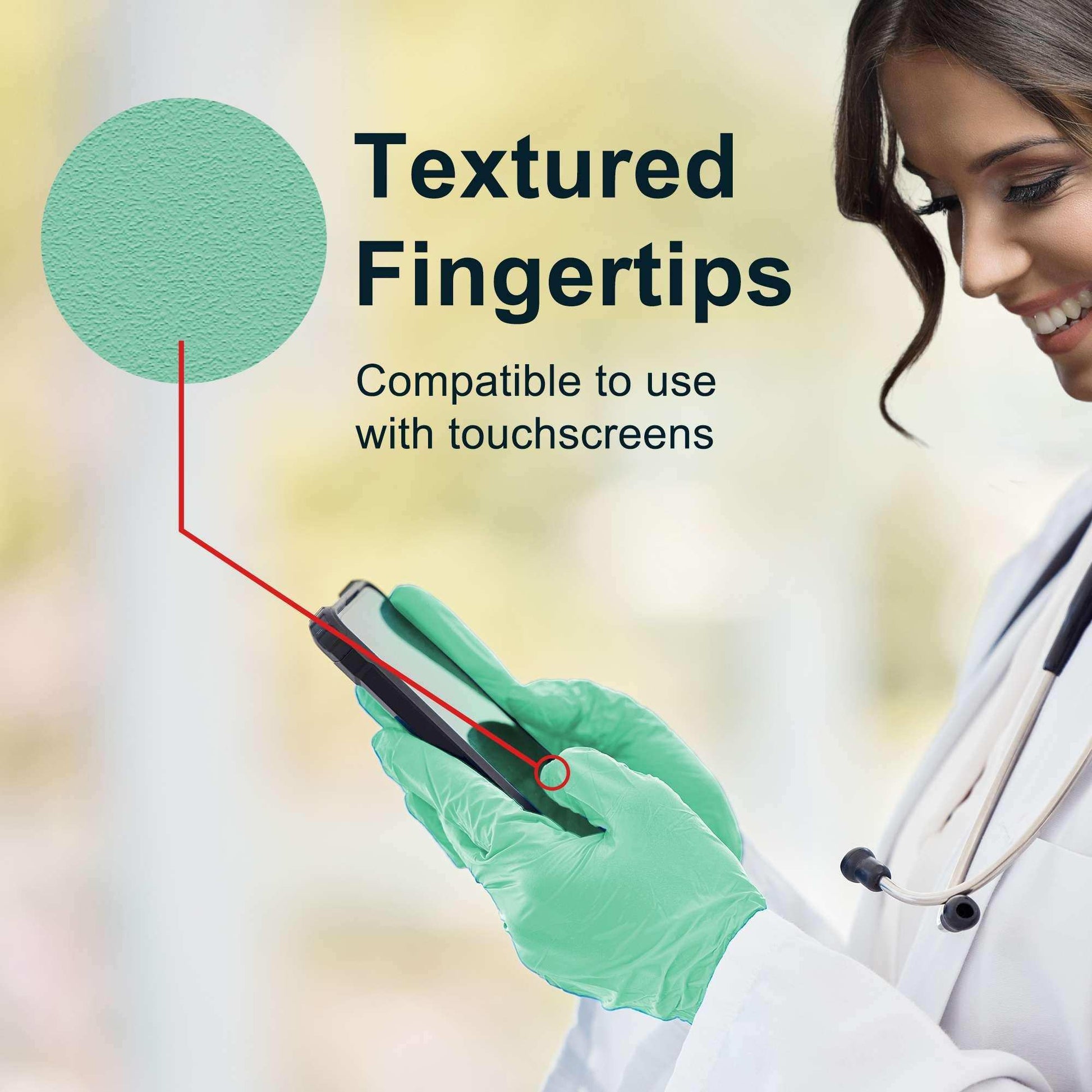 FifthPulse Biodegradable Disposable Nitrile Gloves Green – 150 Count - Shop Home Med