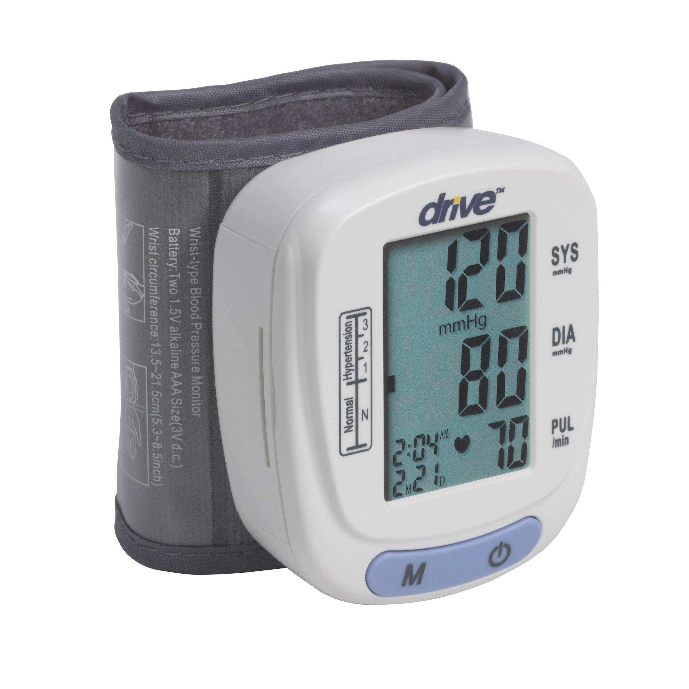 Drive Medical Automatic Blood Pressure Monitor Wrist Model - Shop Home Med