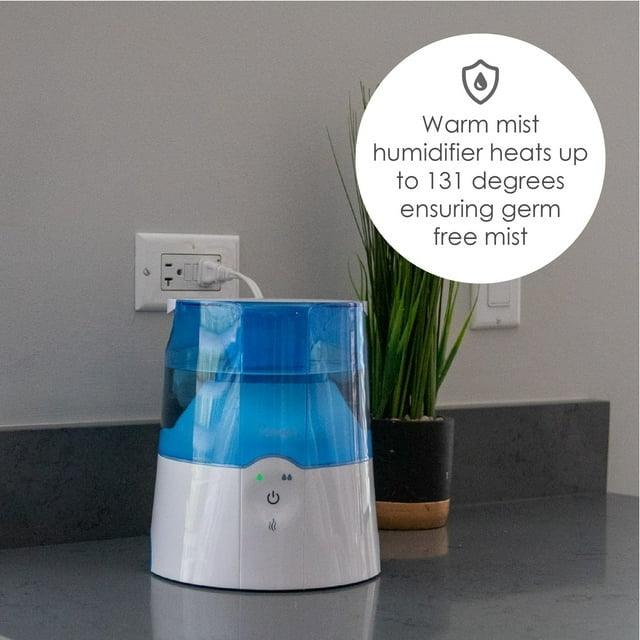 Crane Warm Mist Humidifier 2 Speed Settings - 0.5 Gal. - Shop Home Med