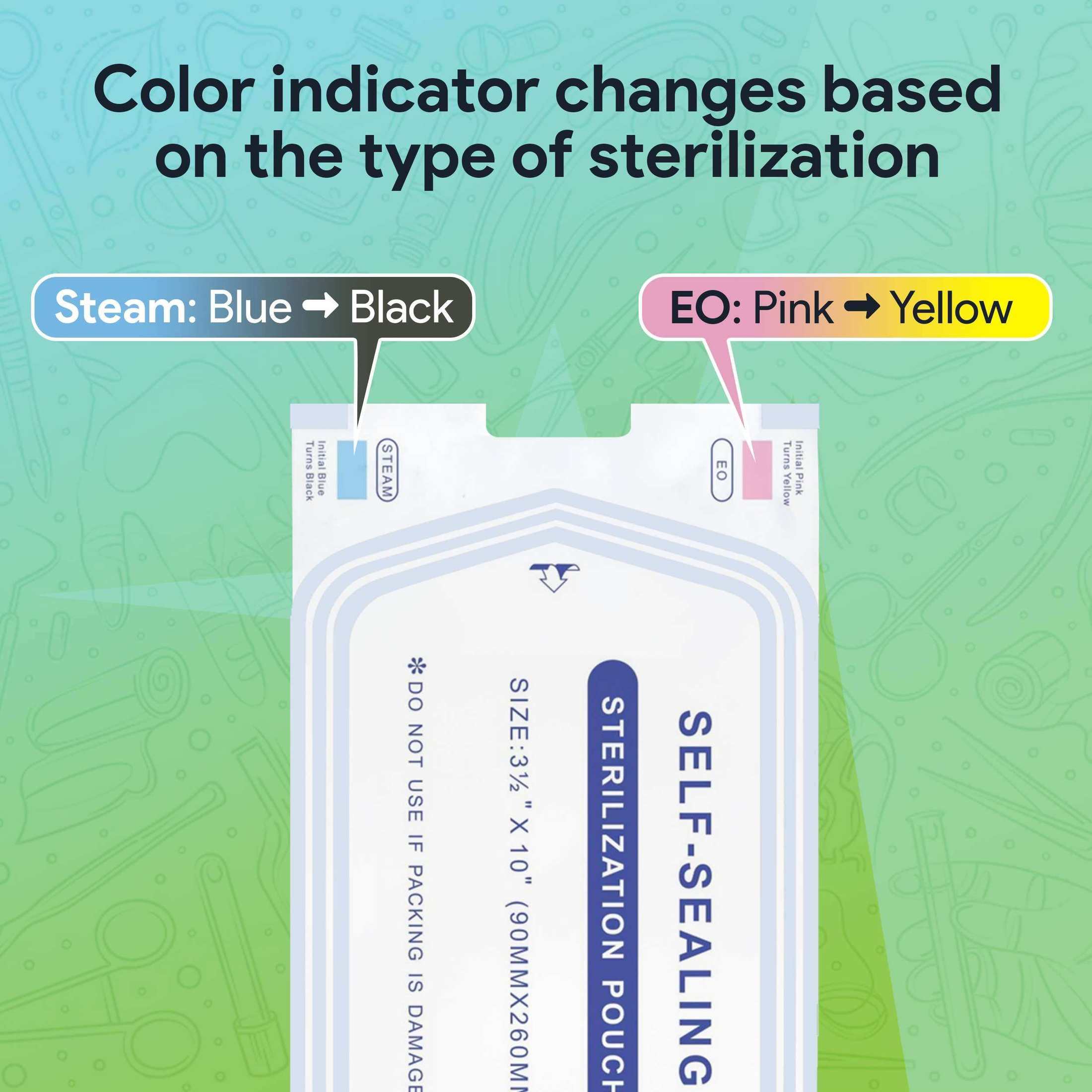 FifthPulse Self-Sealing Sterilization Pouches
