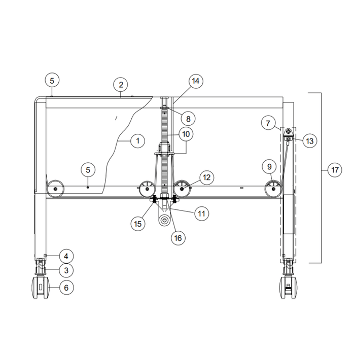 Invacare Caster Socket