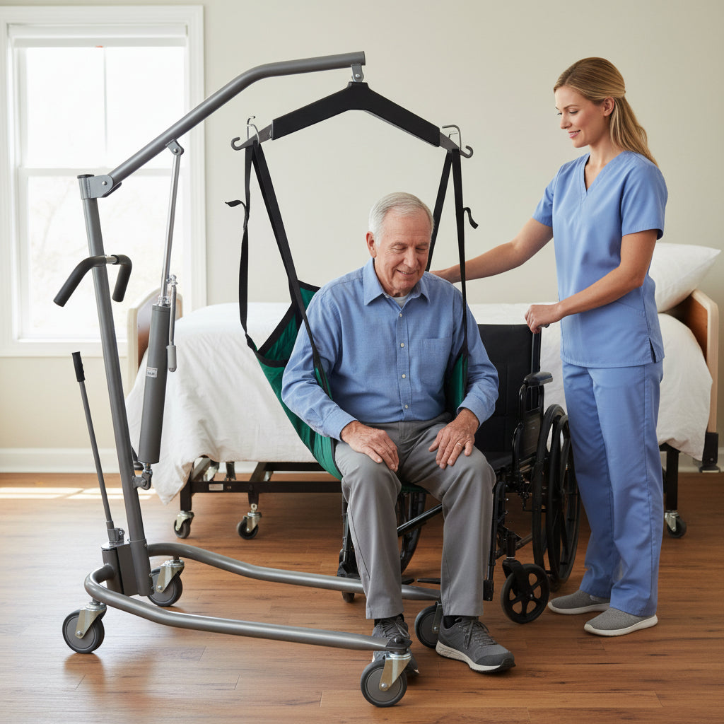 Drive Medical Hydraulic Patient Lift with Six Point Cradle