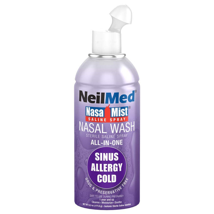 NeilMed Nasamist Saline Multi-Purpose All in One Nasal Spray