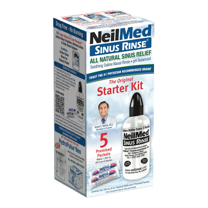 NeilMed Sinus Rinse Saline Nasal Rinse Starter Kit