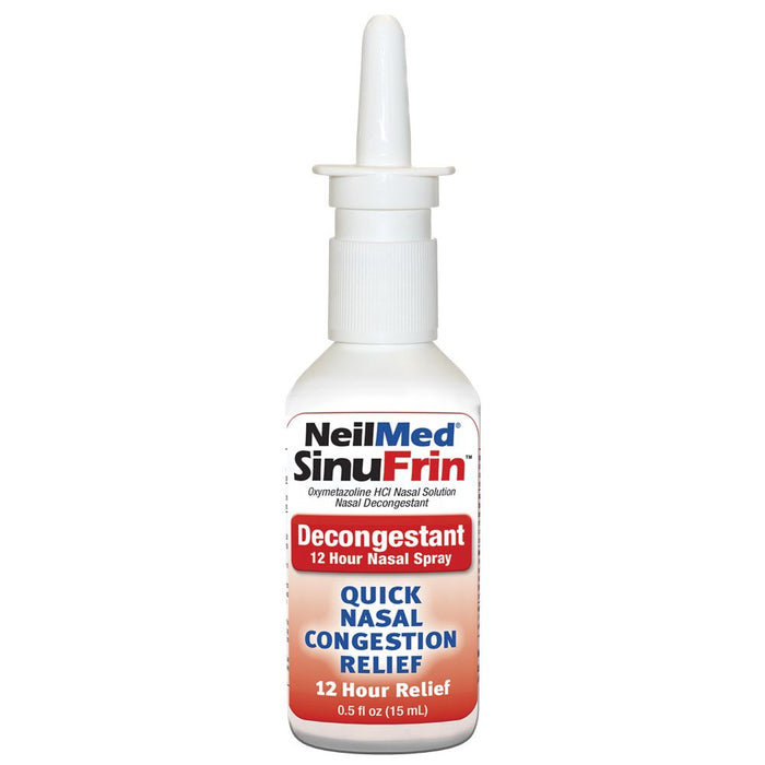 NeilMed Sinufrin Decongestant 12 Hour Quick Relief Nasal Spray